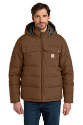 Carhartt® Montana Insulated Hooded Jacket - Red Duck Brown - S
